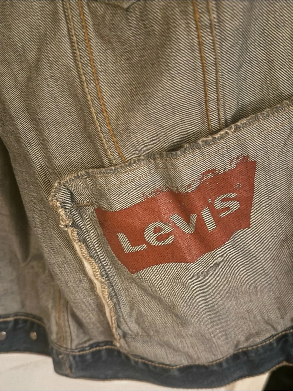Levi's Men's Faded Blue Denim Jacket